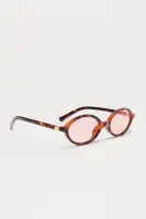Too Cool For You Round Sunglasses(Tortoise,OS)