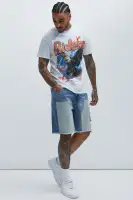 Braddy Carpenter Relaxed Shorts(Medium Wash,30)