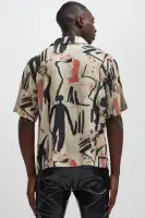 Lascaux Shirt(Tan/Multi,S)