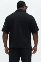 Berries And Bloom Embroidered Shirt(Black,S)