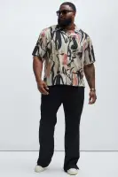 Lascaux Shirt(Tan/Multi,S)
