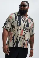 Lascaux Shirt(Tan/Multi,S)