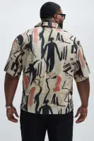 Lascaux Shirt(Tan/Multi,S)