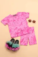 Mini Chelsea Biker Short Set(Magenta,2)