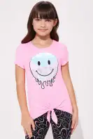 Mini Smile At Me Sequins Legging Set(Black/Pink,4/5)