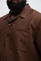 Irving Jacquard Shirt(Brown,S)