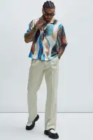 Edgehill Watercolor Shirt(Brown/combo,S)