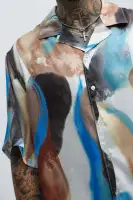 Edgehill Watercolor Shirt(Brown/combo,S)