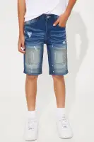 Mini Moto King Denim Shorts