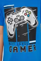 Mini Next Level Gamer Short Set(Blue/Black,4/5)