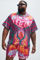 Eyes On Medusa Shirt(Fuchsia/combo,S)