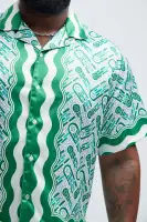 Emperor Shirt(Green/combo,S)