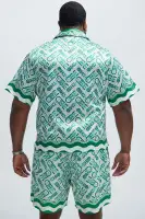 Emperor Shirt(Green/combo,S)