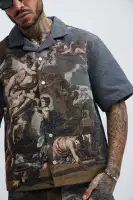Cassiel Tapestry Shirt(Multi Color,S)
