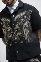 Armaros Tapestry Shirt(Black/combo,S)