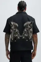 Armaros Tapestry Shirt(Black/combo,S)