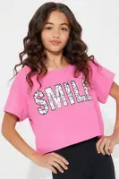 Mini Smile Away Jumpsuit Set(Hot Pink/combo,4/5)