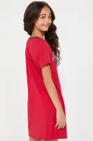 Mini Sitting Court Side Dress(Red,4/5)