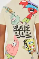 Mini Spongebob Embroidered Short Set(Sand,4/5)
