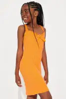 Mini So Perfect Tie Front Dress