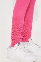 Mini Everyday Ruched Legging(Fuchsia,4/5)