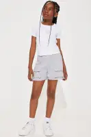 Mini A Tab Side II Cargo Short(Heather Grey,4)