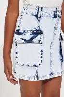 Mini Ready To Go Denim Skirt(Acid Wash,4/5)