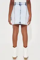 Mini Ready To Go Denim Skirt(Acid Wash,4/5)
