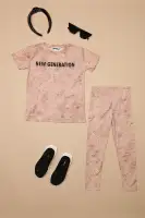 Mini New Generation Legging Set(Taupe,2)