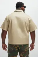 Cedrus Waxed Shirt(Tan,S)