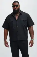 Davitt Nylon Shirt(Black,S)