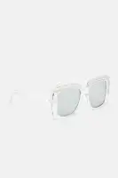 Party Weekend Sunglasses(Clear/Silver,OS)