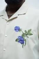Alban Embroidery Shirt(Off White,S)