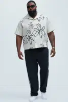 Carver Graffiti Shirt(Off White,S)