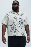 Carver Graffiti Shirt(Off White,S)
