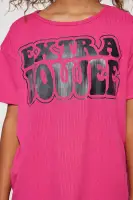 Mini Chelsea Extra Boujee Biker Short Set(Pink,4/5)