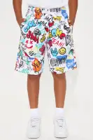 Mini Graffiti Dreams Fleece Shorts