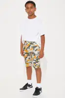 Mini Denim Camo Cargo Short(Camouflage,4)