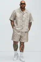 Harrison Jacquard Shirt(Taupe,S)