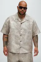 Harrison Jacquard Shirt(Taupe,S)