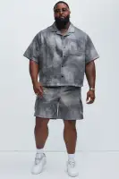 Manor Distressed Shirt(Grey,S)