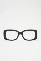Figure You Out Blue Light Glasses(Black,OS)