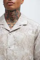 Harrison Jacquard Shirt(Taupe,S)