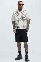 Carver Graffiti Shirt(Off White,S)