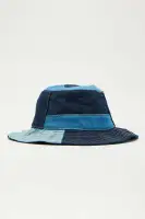 Mini Denim Patch Work Bucket Hat(Denim,OS)