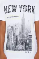 Mini Welcome To New York Short Set(Black/White,4/5)