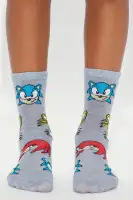 Mini Sonic 3 Pack Socks(Blue/combo,OS)