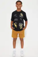 Mini Holla Back Cargo Pocket Short(Yellow,4)