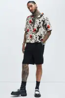 Dancing Cat Shirt(Tan/Multi,S)