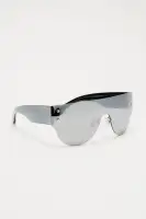 Intentions Are Clear Sunglasses(Silver,OS)